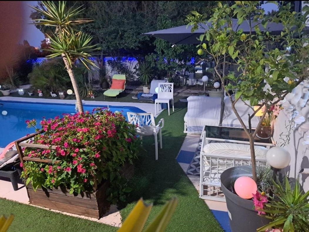 Suite-Junior -Villa Helene - Montpellier Sud - Aeroport- Piscine Privee-2Mn Des Plages Pérols Exteriér fotografie