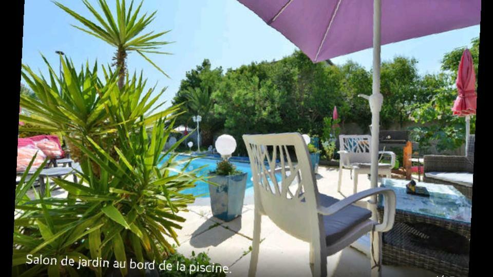 Suite-Junior -Villa Helene - Montpellier Sud - Aeroport- Piscine Privee-2Mn Des Plages Pérols Exteriér fotografie